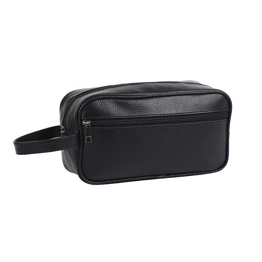 Sac haut de gamme imperméable à motif litchi pour hommes