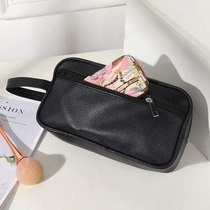 Sac haut de gamme imperméable à motif litchi pour hommes